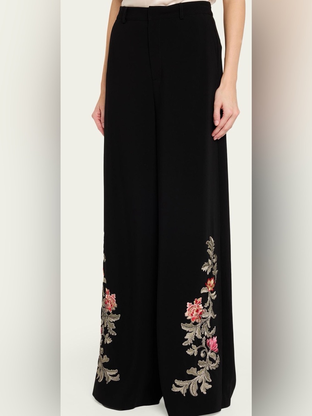 Cinq @ Sept Rococo Embroidered Pants - Picture 3 of 16